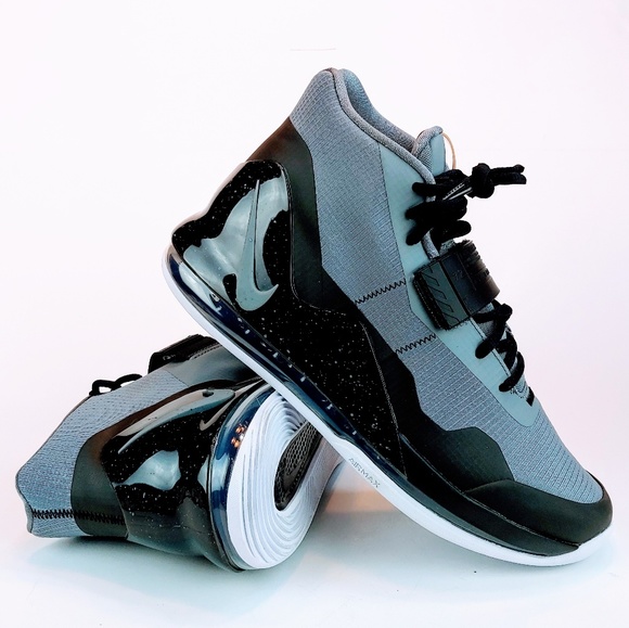 💥SOLD💥 NIKE Air Force Max Cool Grey Basketball Shoes Sneaker - Picture 5 of 8